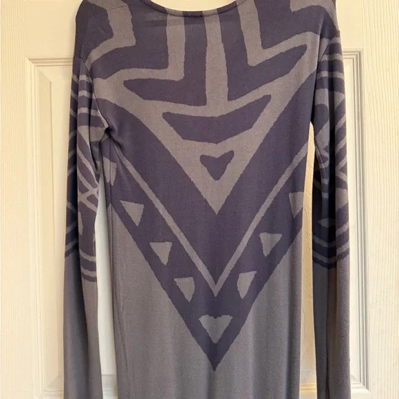 Free People Gray Patterned Maxi Dress - Picture 8 of 8